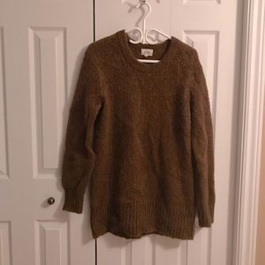 Long wool sweater